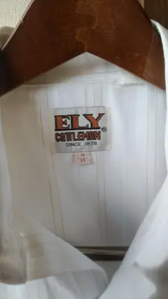 ELY CATTLEMANウエスタンシャツ金銀ライン70sビンテージ襟デカシャツ