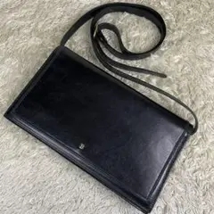 【美品】BALLY バリー ショルダーバッグ レザー 本革 黒