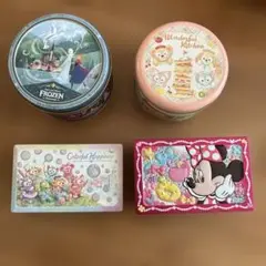 オリエンタルランドのキャクター　空き缶　4点