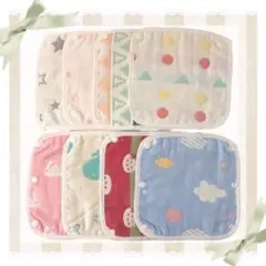 新品❤︎よだれカバー ガーゼ 抱っこ紐カバー ベビーカー チャイルドシートに!