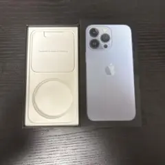 iPhone13Pro ブルー　箱　ケーブルなし　SIMピンなし　512GB