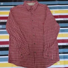 CHAPS チェック柄 長袖シャツ Lサイズ