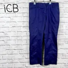 iCBアイシービー カジュアルパンツ ワークパンツ ネイビー 9号