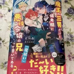 魔王の三男だけど、備考欄に『悪役令嬢の兄(尻拭い)』って書いてある?