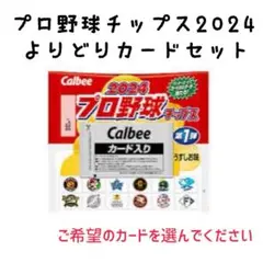 プロ野球チップスカード2024 第1弾　1枚30円　よりどりカード　バラ売り