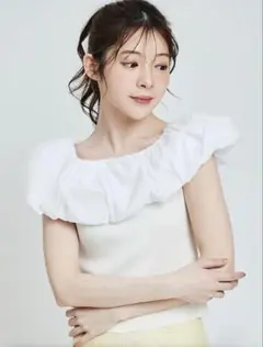 バルーンカラー２ＷＡＹオフショルニット