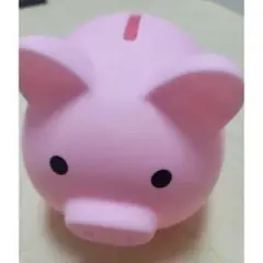 豚型貯金箱 ピンク
