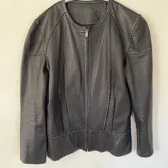 お値下げ FENDIライダースジャケット レザージャケット