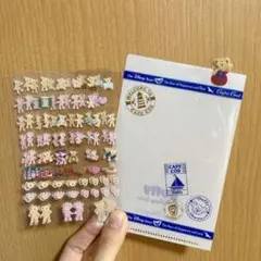 ダッフィー 手帳 シール ディズニー ミニファイル