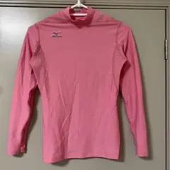 Mizuno ピンク 長袖 トップス　スポーツウェア　インナー　レディース　S