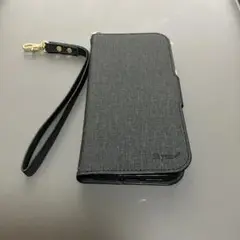 ⭐️iPhone 15Pro Max ケース 手帳型 ブラック ストラップ付