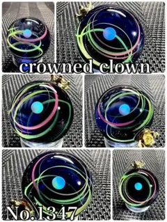 No.1347 宇宙玉レジン24mm【NEON GALAXY】