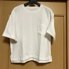 無印良品　Ｔシャツ　ポケット　Ｍ－Ｌ