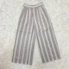 CHARM チャーム (M) ストライプ ワイドパンツ イージーパンツ 春夏