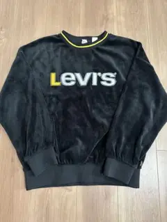 Levi's ブラック ベロア トレーナー M