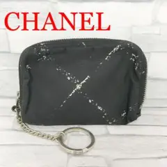 ※N⑩CHANEL シャネル トラベルライン キーケース コインケース ポーチ