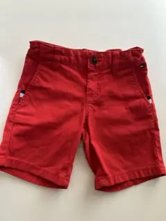 Tommy Hilfiger 赤 ハーフパンツ 104