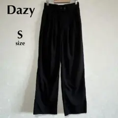 シーイン S 美品　ブラック ワイドパンツ