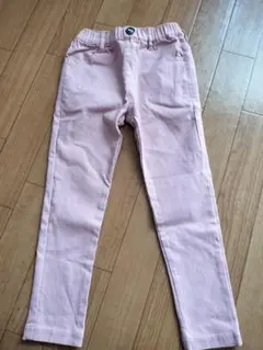 ピンク スリムフィットパンツ 120cm