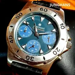 ユンハンス　クロノグラフ　100m クォーツメンズ腕時計　 ジャンク出品
