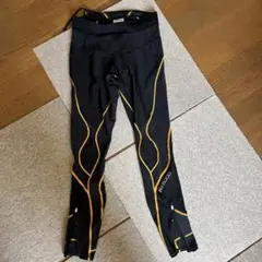 Mizuno BG8000 タイツ ブラック/オレンジ