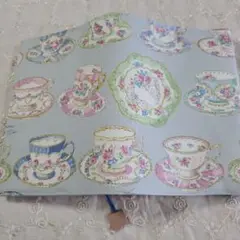 ブックカバー四六判サイズ◇TeaCupコレクション◇yuwaミューファン