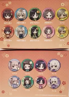 ガールズバンドクライ カラオケの鉄人 缶バッジ 全18種 ちびキャラ 店舗特典付