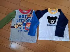 MIKIHOUSE 長袖Tシャツ 80cm 2枚セット