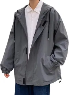 最終価格‼️ 【M】ジャケット メンズ おしゃれ 無地 フード付き 防風 秋