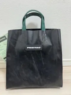 FREITAG トートバッグ ホワイト・ブラック　レア柄 FREITAG トートバッグ ホワイト・ブラックレア柄