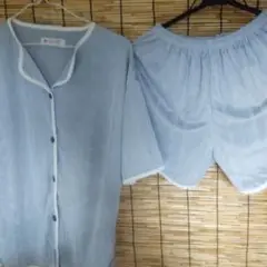 さらさらとストレッチ水色パジャマルームウェアー未使用