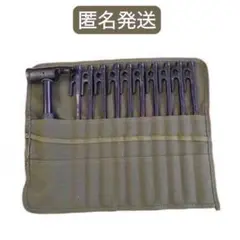 ペグ収納ケース ハンマー ペグ ケース キャンプ アウトドア