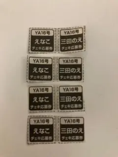 ヤングアニマル　えなこ　応募券4枚