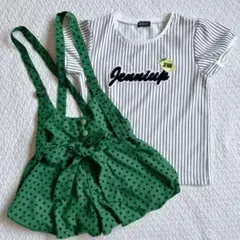 Jenni ジェニィ　サロペット　Tシャツ 2点セット　160
