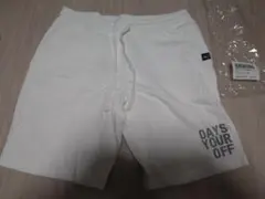 BAYFLOW　ホワイト ショートパンツ DAYS YOUR OFF　Ｌ　難あり