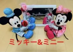 ミッキー ミニー ウエルカムボードミラー＆ウエルカムドール