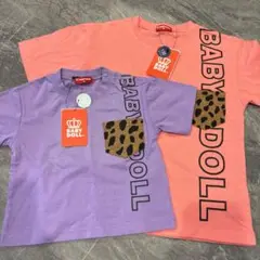 新品タグ付き　BABY DOLL Tシャツ　夏　おそろい　ペア