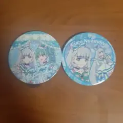 わんだふるプリキュア　ニャミー　リリアン　BIG缶バッジ　ニャミリリ