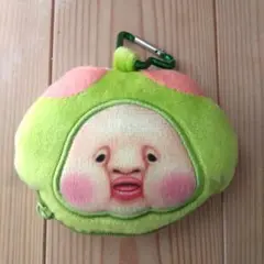 こびとづかん　カラナビ付きミニフェイスポーチ　スモモノウチ
