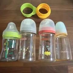 哺乳瓶　4本　ピジョン　ビーンスターク　ミルクアタッチメント