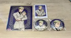 進撃の巨人 エルヴィン HUB 缶バッジ カード