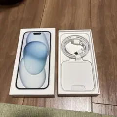 iPhone 15 パッケージ USB-Cケーブル付き