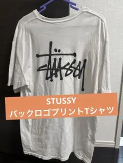 【Lサイズ】STUSSY バックロゴプリントTシャツ