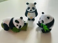 【新品】可愛いパンダの置物 3個セット インテリア雑貨