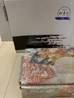 ⚫︎mo-1297 作り帯 つけ帯フォーマル 金糸 有栖川鹿文 帯枕付 6