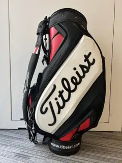 タイトリストタイガーウッズサイン刺繍入りキャディバッグTitleist