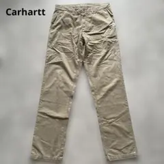 タイムセールCarhartt ベージュ チノパン スリムフィット
