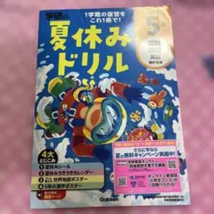 学研の夏休みドリル 5年　2023