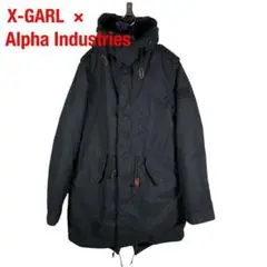 X-GARL×アルファインダストリーズ モッズコート M
