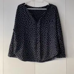 7 ノーブル NOBLE ドット 水玉 ブラウス シャツ カットソー トップス
